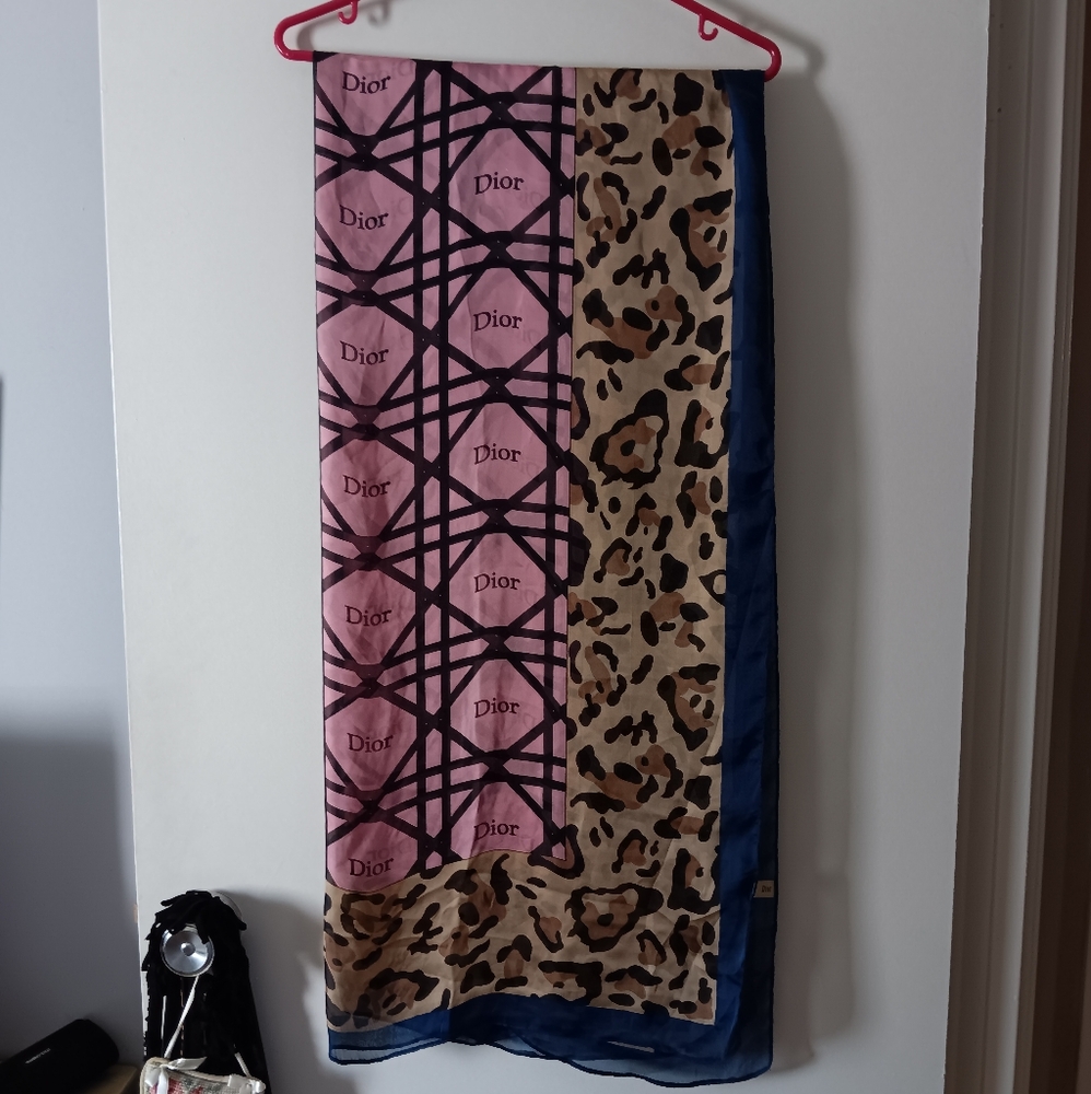 DIOR Pure Silk Hand Rolled Scarf